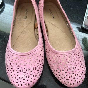 White Mountain Pink Flat Shoes